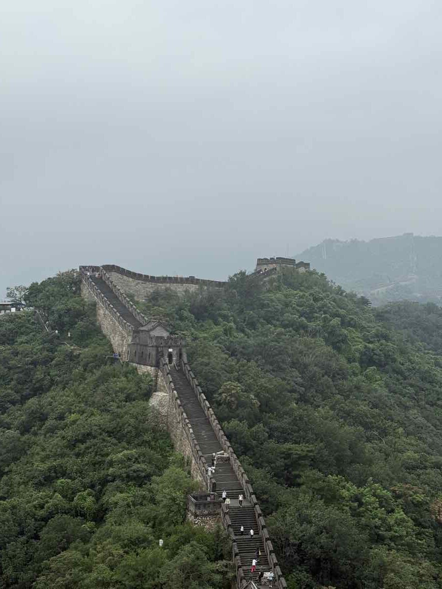 Panorama della Grande Muraglia a Mutianyu