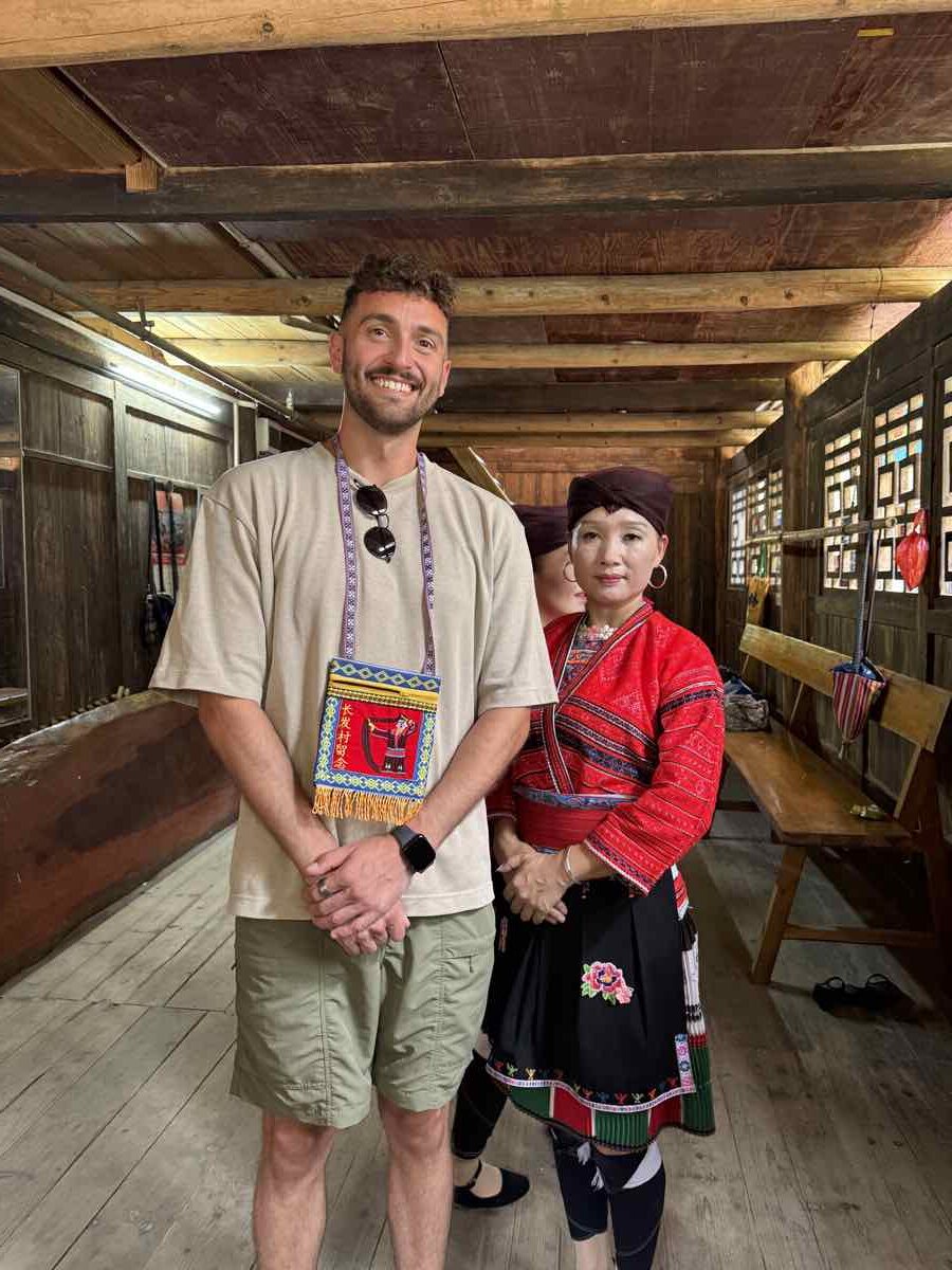 Il villaggio Yao delle donne dai capelli lunghi vicino Guilin