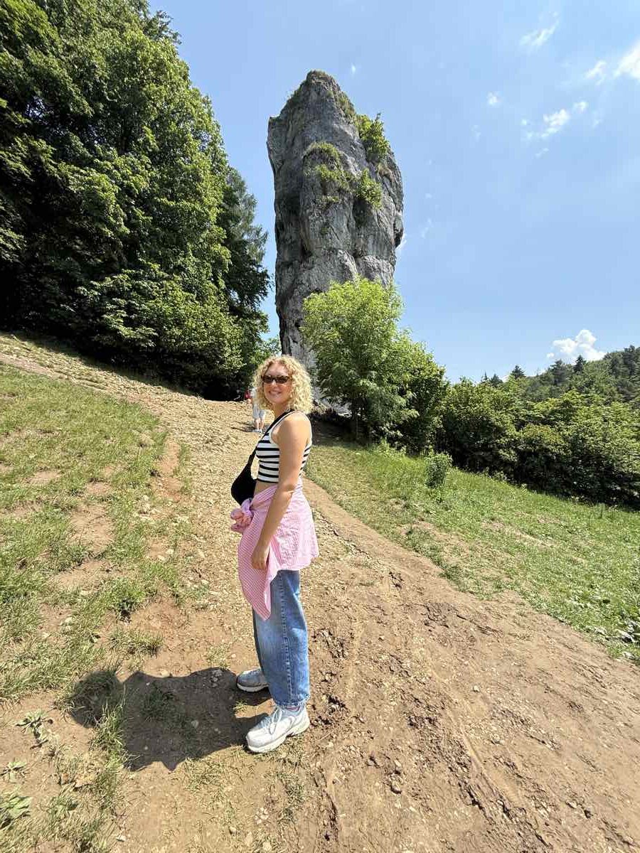 Maczuga Herkulesa, la colonna di roccia calcarea nel Parco Nazionale di Ojcow