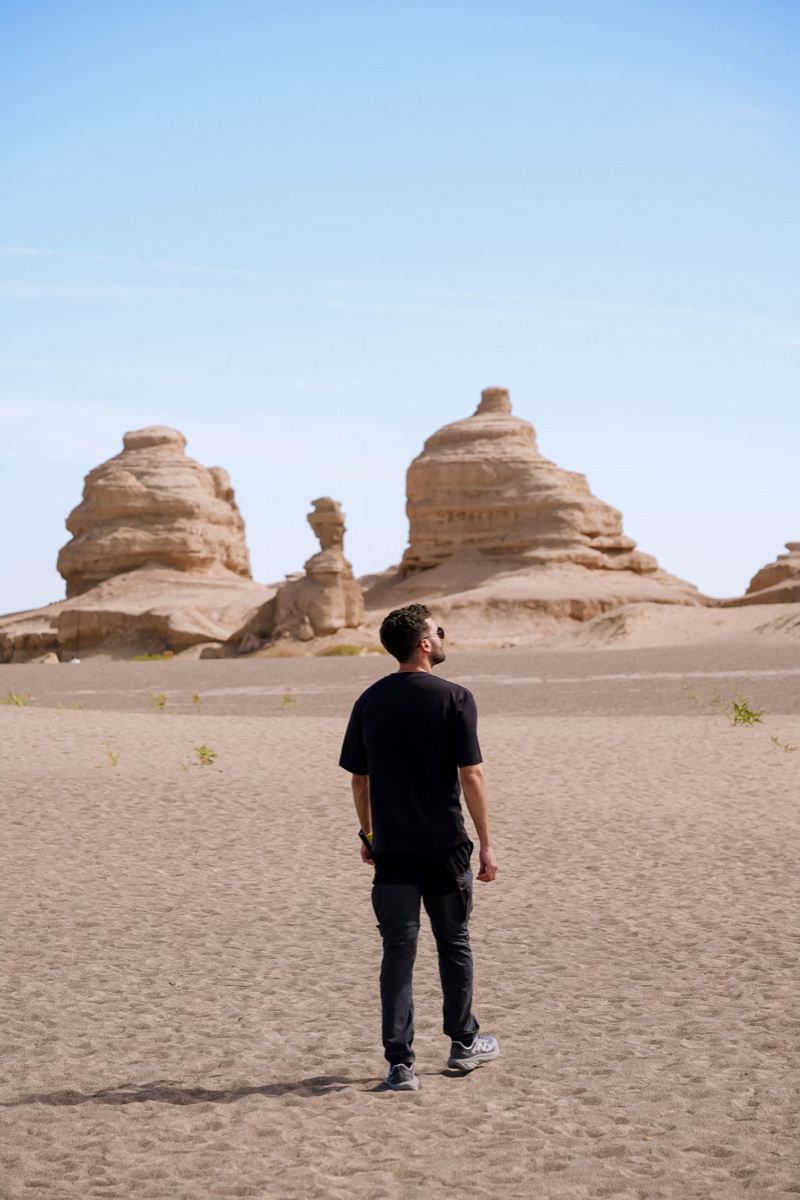 Leonardbells tra le formazioni dello Yadan National Geopark