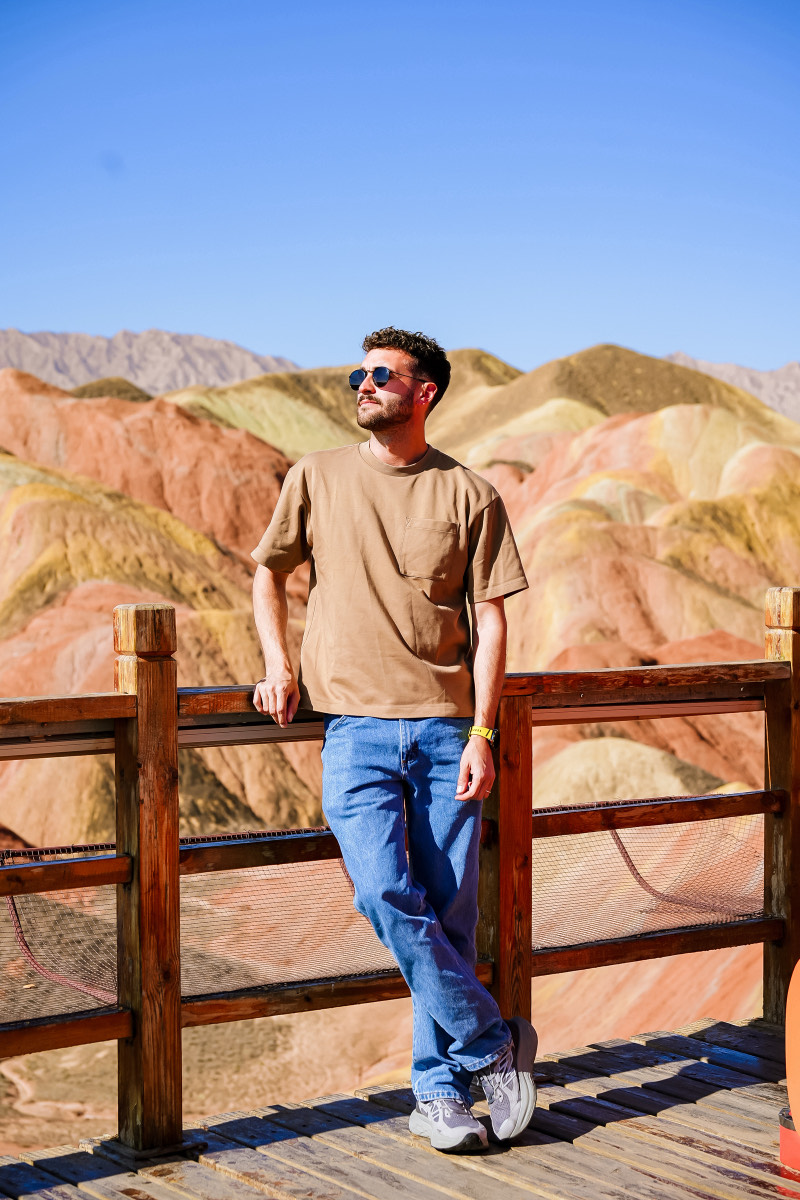 Leonardbells alle montagne arcobaleno di Zhangye Danxia
