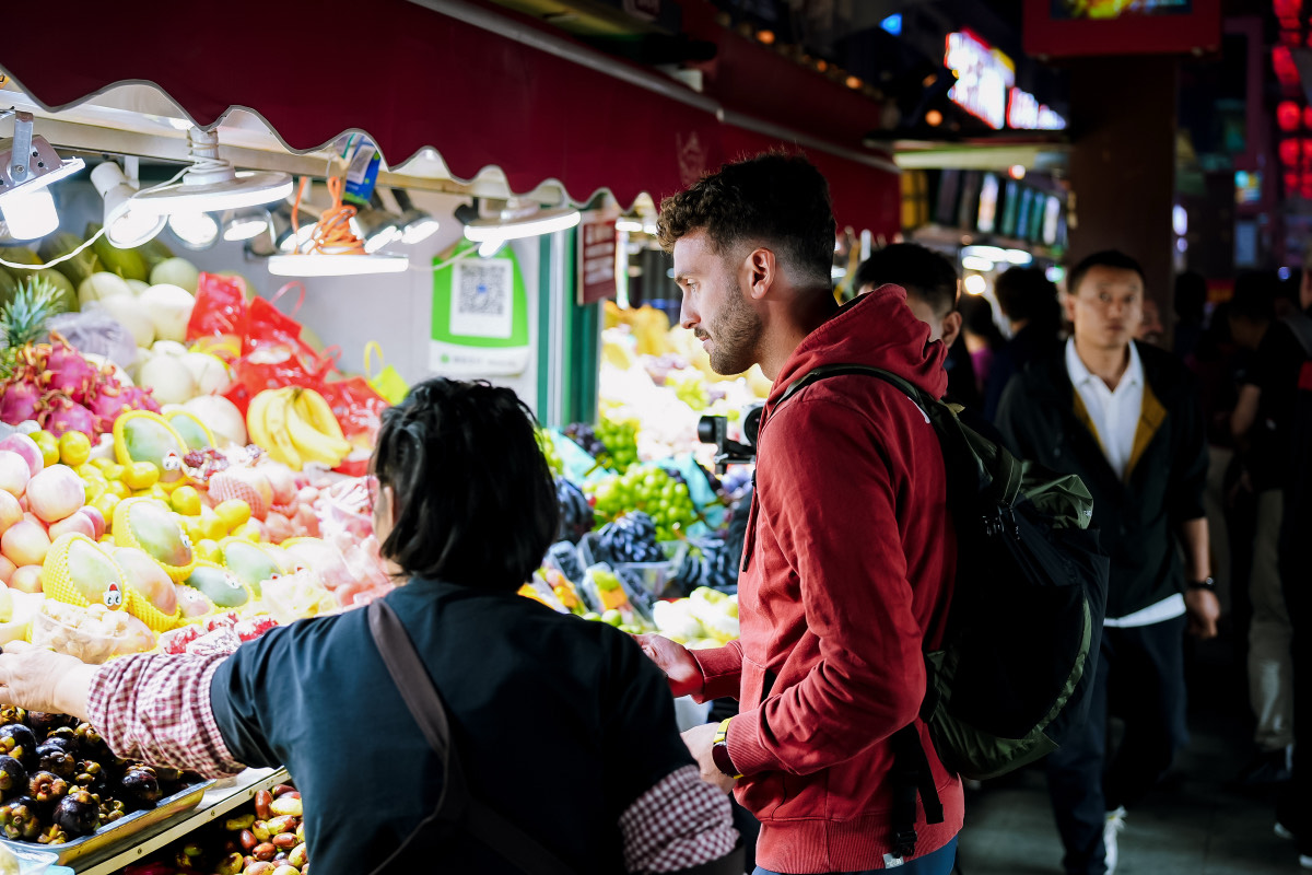 Il mercato notturno di Huaiyuan a Yinchuan